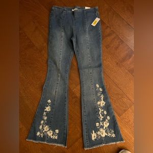 Girls Size XL Bell Bottom Jeans